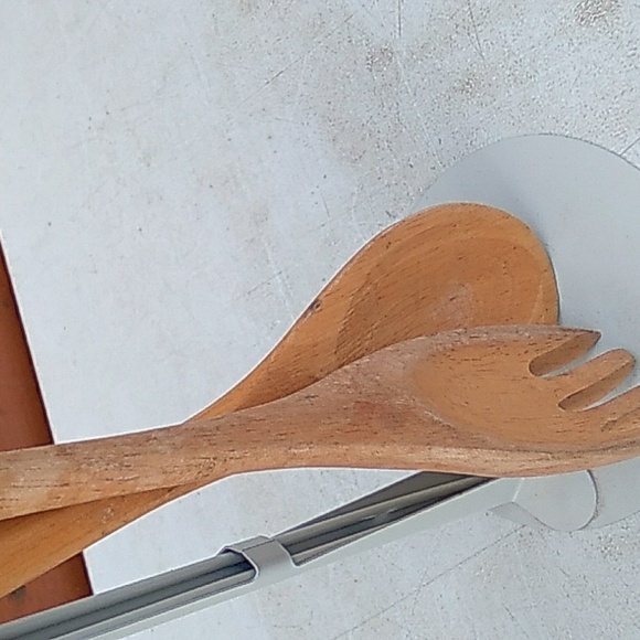 BASEBALL SALAD/PASTA TONGS or GREEN LEAF BOTANICAL TONGS - Picture 9 of 16